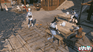 逆水寒清明上河图还原_画面好的武侠网游_逆水寒画面细节