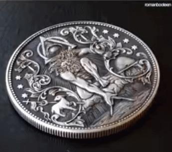 美国一男子疯狂囤500万枚5美分硬币_俄罗斯博主Roman Booteens硬币艺术_50美分硬币雕刻