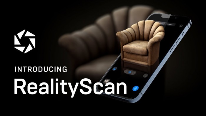 Epic Games推出免费的《RealityScan》3D扫描移动应用