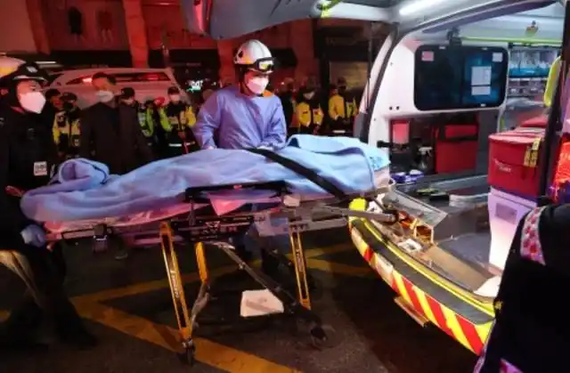 韩国梨泰院特别法通过_韩国梨泰院踩踏事件调查结果出炉_梨泰院踩踏事故救援现场