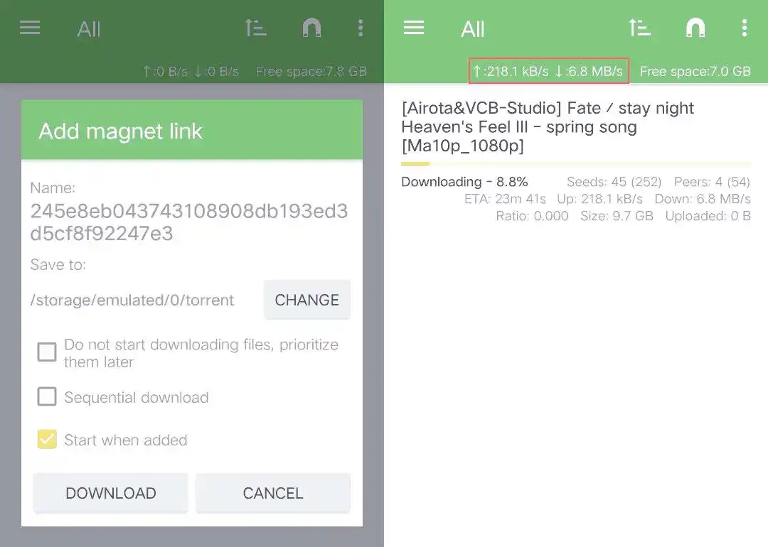 手机端磁力种子下载速度提升_如何让bt种子有下载速度_tTorrent Lite下载速度优化