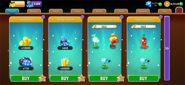 植物大战僵尸2无限金币钻石版