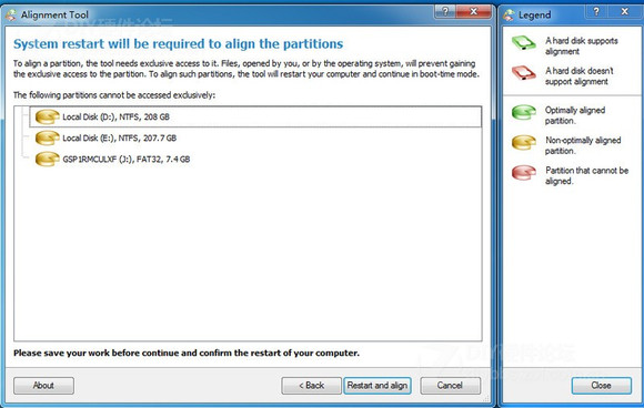 机械硬盘4K对齐 固态硬盘4K对齐 ParagonAlignment无损方法_装好系统分好盘如何4k对齐