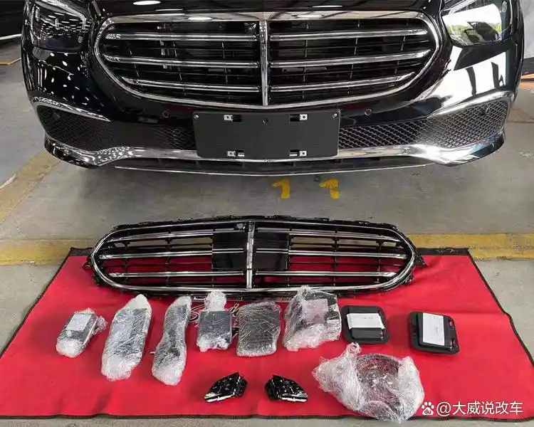 23p_奔驰e300主动盲点雷达安装_奔驰e300驾驶辅助系统升级