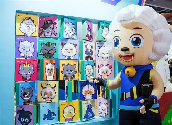 CICF漫展 喜羊羊与灰太狼 巨型喜羊羊和萌宠吥喜_喜羊羊与灰太狼小游戏