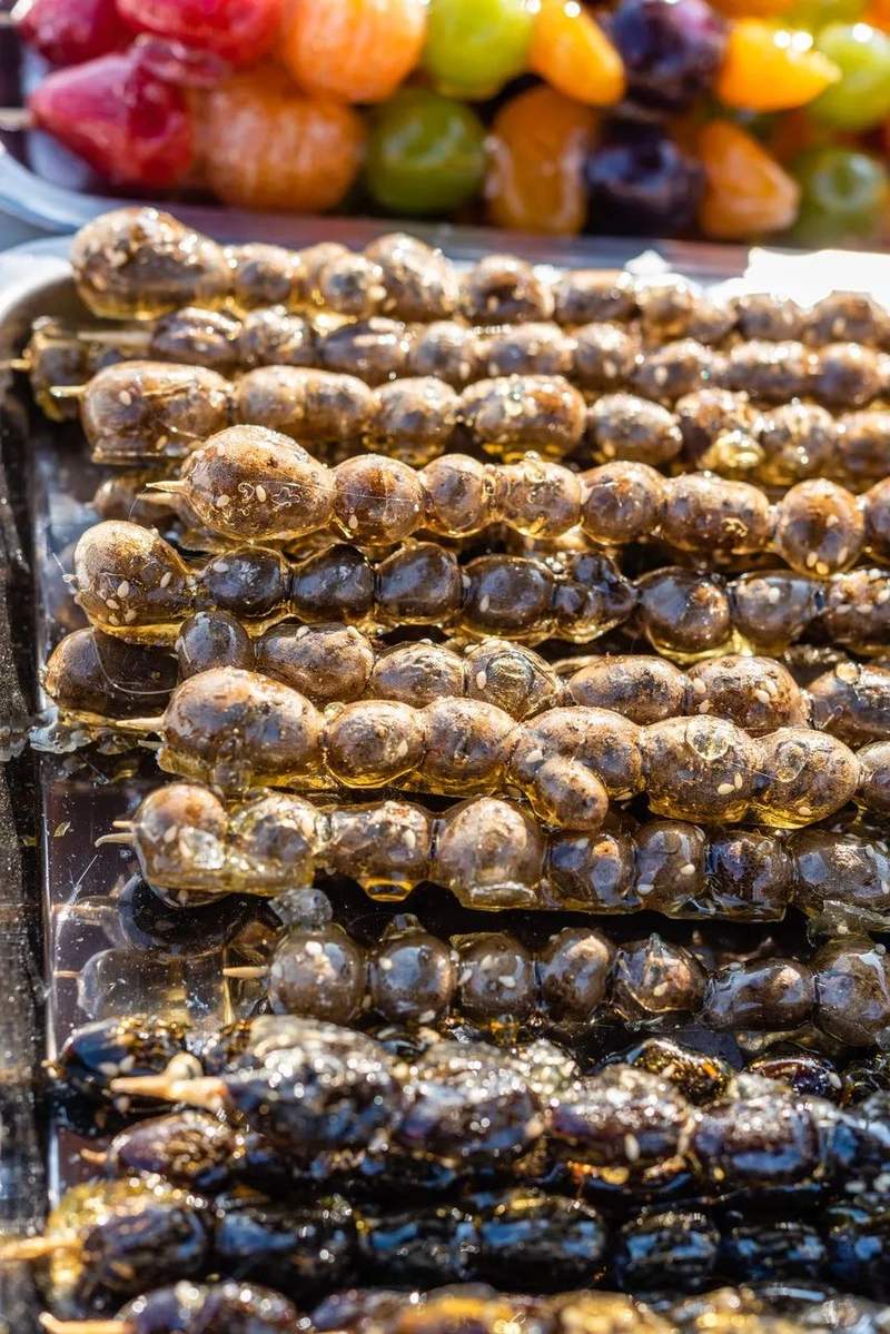 北方冰糖葫芦口感最佳_一米糖葫芦特色品种_奶皮子糖葫芦爆火