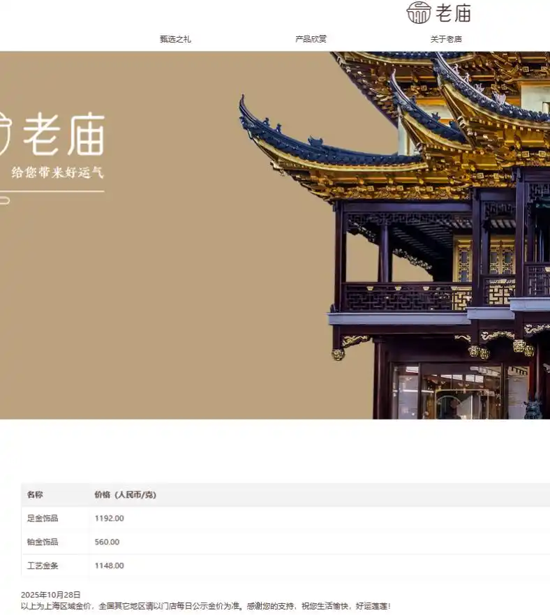 周大福、老凤祥等品牌下调金饰售价_现货黄金价格走势_COMEX黄金期货价格分析