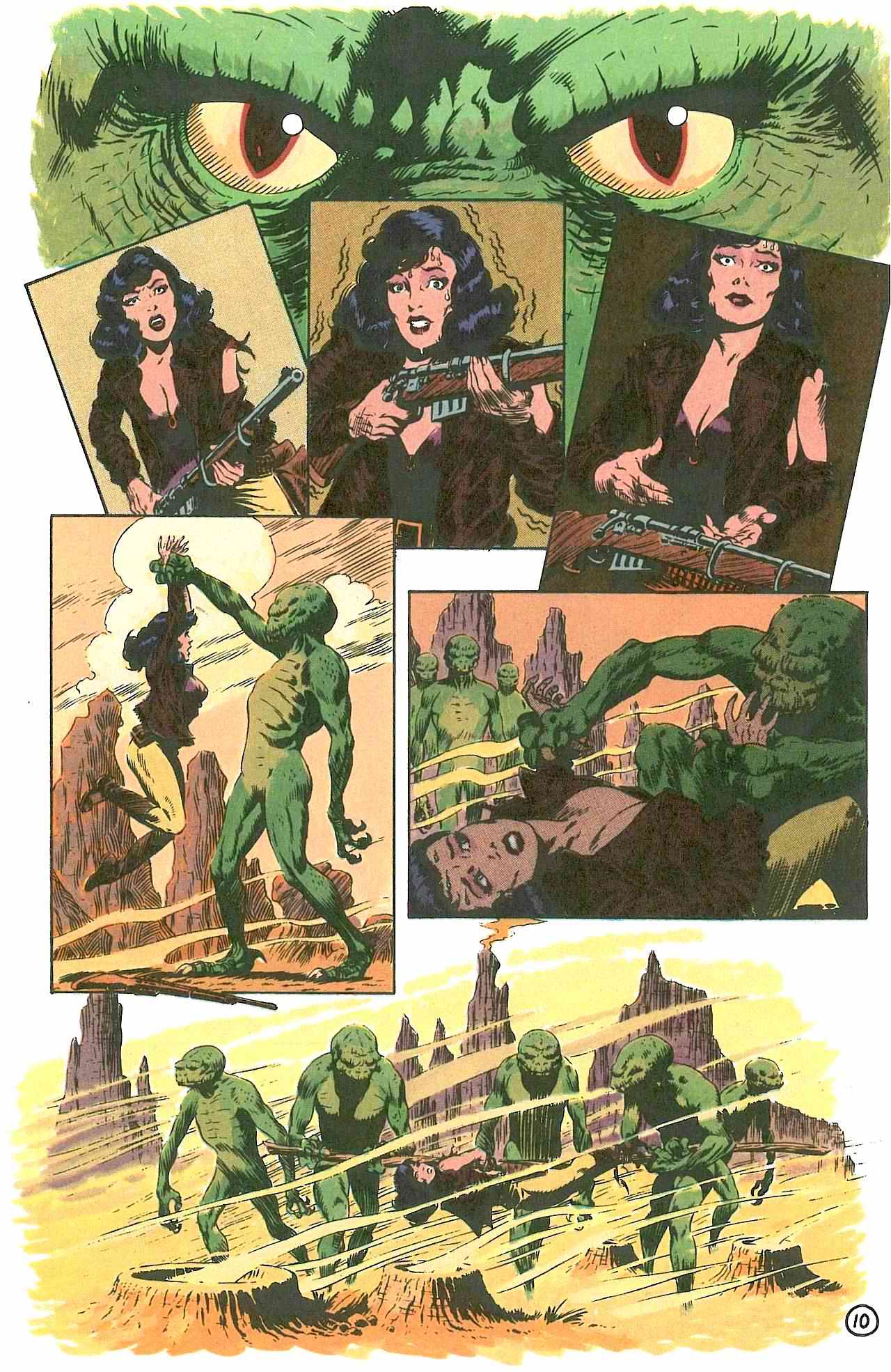 恐龙快打漫画 汉娜 杰克 蜥蜴人_怪物小恐龙