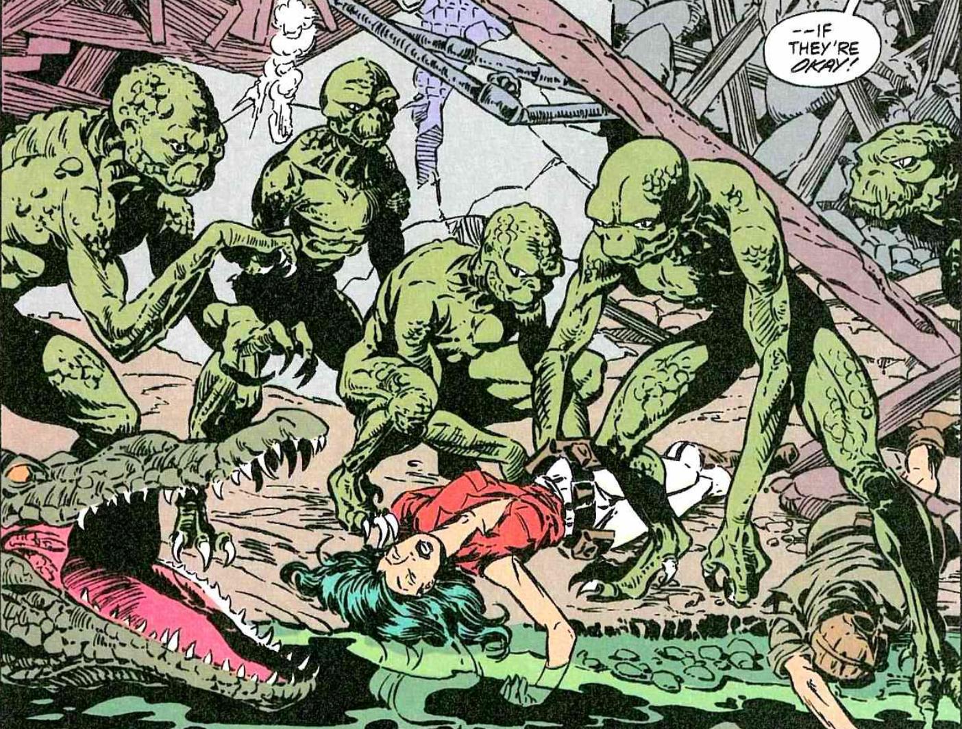 恐龙快打漫画 汉娜 杰克 蜥蜴人_怪物小恐龙