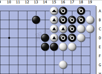围棋入门 暗气_围棋对杀切断增加暗气_围棋对杀暗气运用