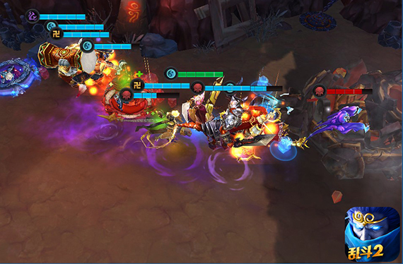 乱斗西游2 3V3真人实时对战_两人对战的手机游戏_乱斗西游2 2V2乾坤斗法战场