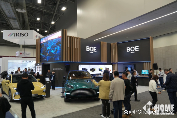 CES2024：京东方全球首发45英寸9K氧化物Mini LED车载贯穿屏