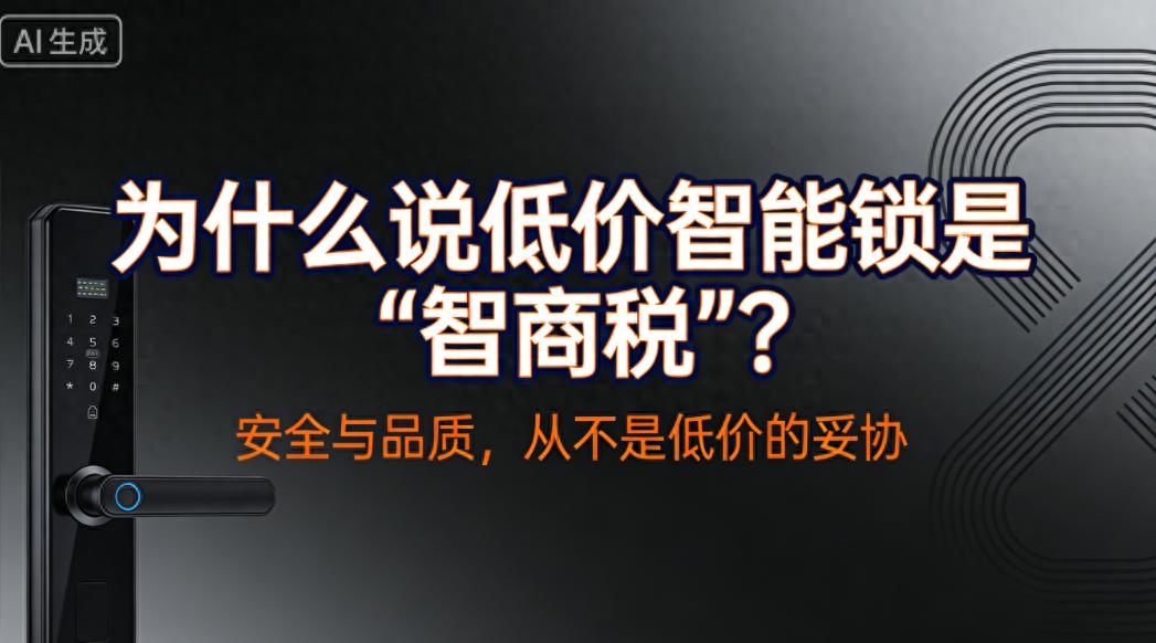 为什么说低价智能锁是“智商税”？有哪些致命通病？怎么选才靠谱