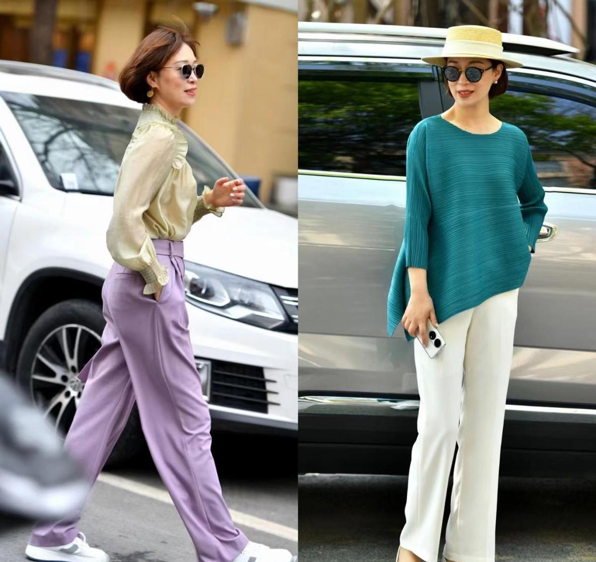 难怪50岁后都不穿打底裤！今年流行“天丝衣”，显瘦还显高级