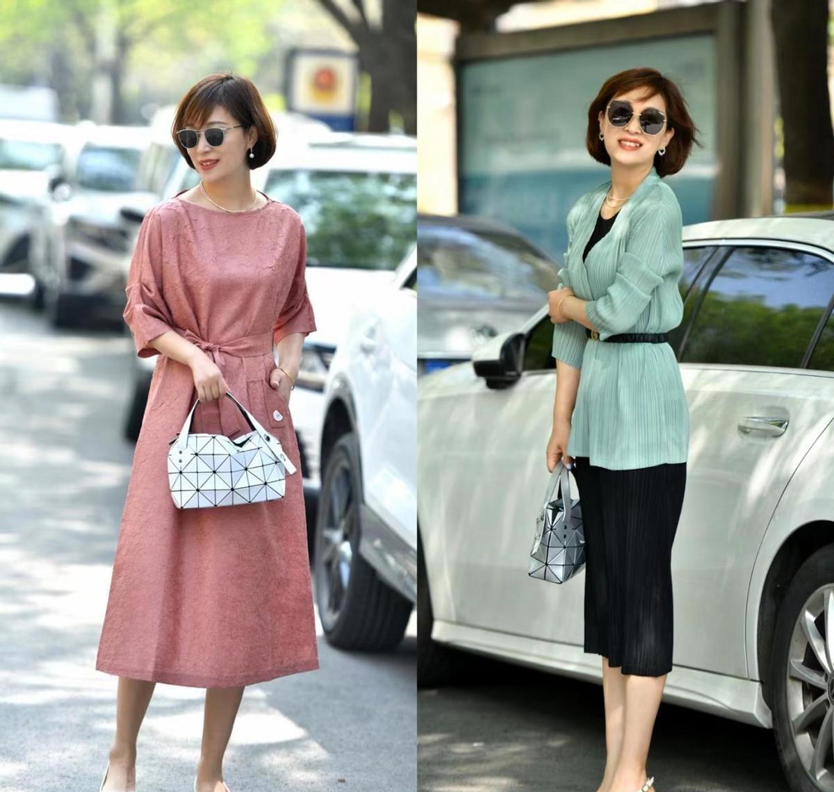 天丝衣时尚_高档雪纺衫_五六十岁女人穿搭