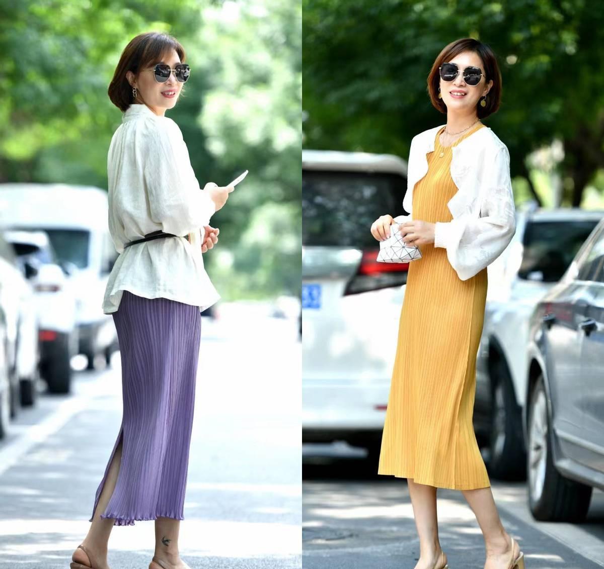 天丝衣时尚_高档雪纺衫_五六十岁女人穿搭