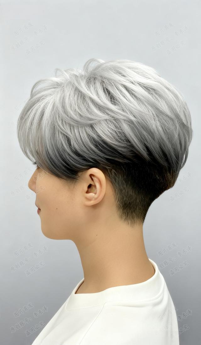 2026小男孩流行发型_白发碎蓬卷_不染白发发型