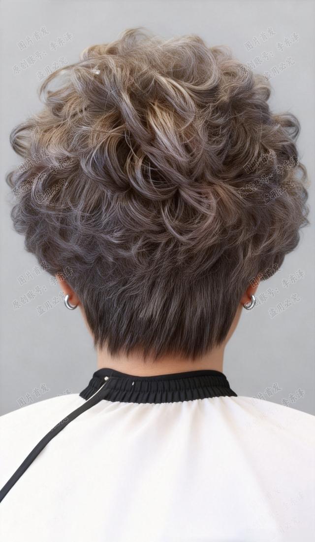 2026小男孩流行发型_白发碎蓬卷_不染白发发型