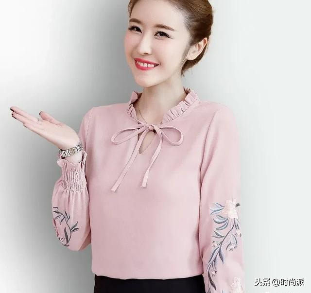 高档雪纺衫_修身显瘦雪纺衫_雪纺衫春季穿搭