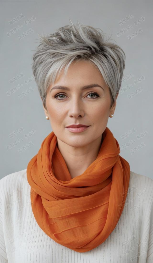 白发造型设计_2026小男孩流行发型_短碎发层次感设计