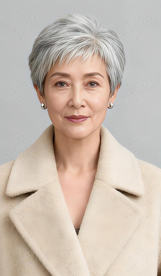 白发造型设计_2026小男孩流行发型_短碎发层次感设计