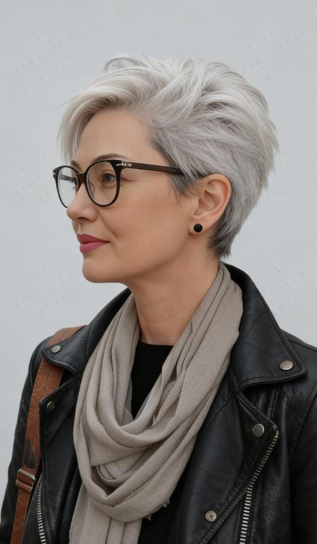 白发趋势增强非遮盖_2026小男孩流行发型_自然银发+短发层次