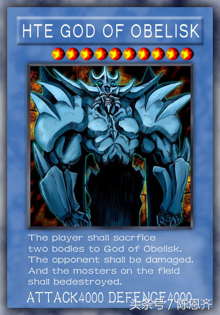 游戏王卡片力量5_游戏王黑魔导女孩 卡通世界 欧贝利斯克的巨神兵