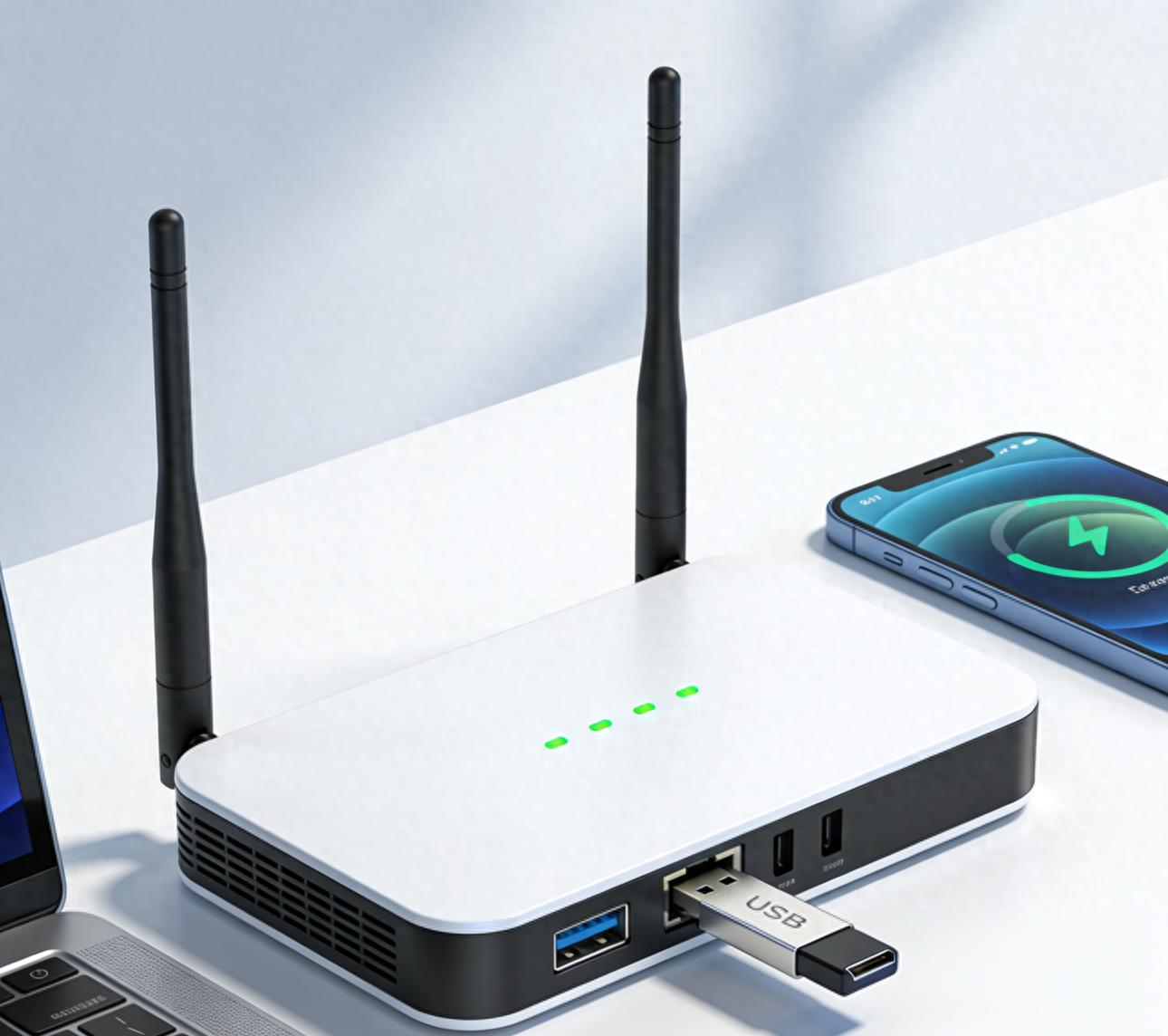 路由器背面的USB接口，原来功能这么强大？不用真的是太可惜啦！