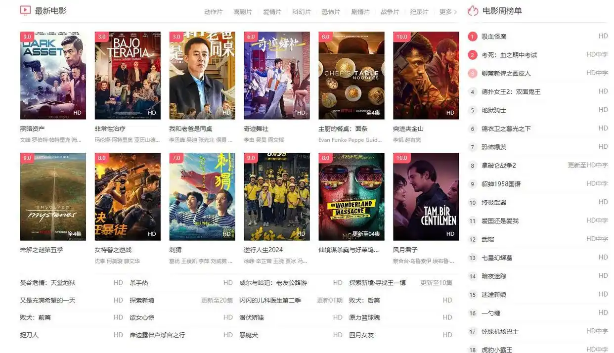 福利来了,10个无需会员的免费电影网站,赶快收藏备用!