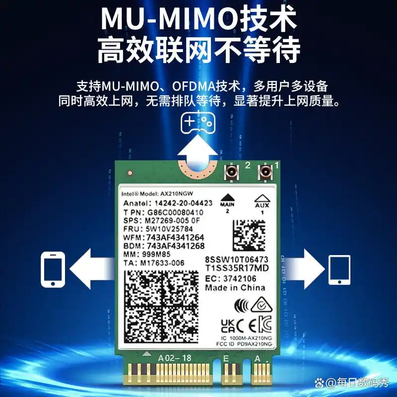 无线网卡wifi6路由器_无线上网卡哪个信号好_5G千兆外置网卡免驱动