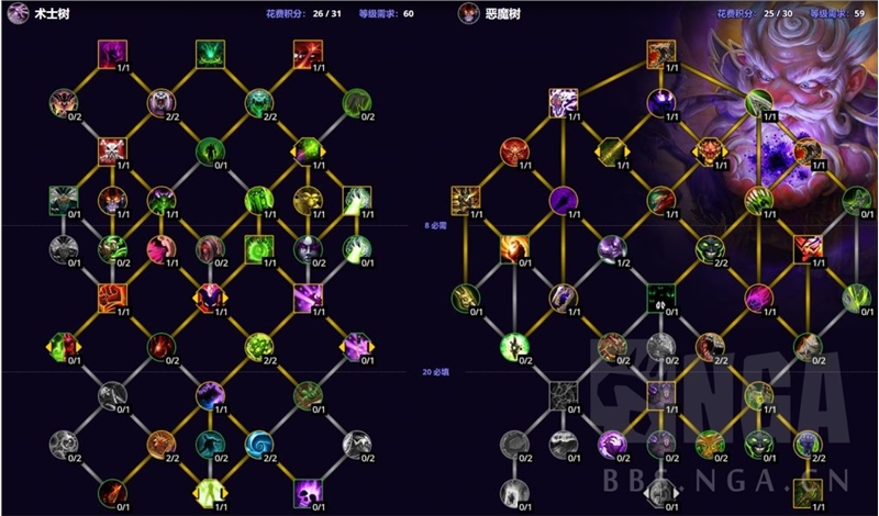 魔兽世界10.0前夕天赋加点攻略_dh大秘境天赋_魔兽世界10.0前夕职业专精加点指导