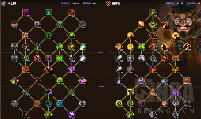 魔兽世界10.0前夕职业专精加点指导_魔兽世界10.0前夕天赋加点攻略_dh大秘境天赋
