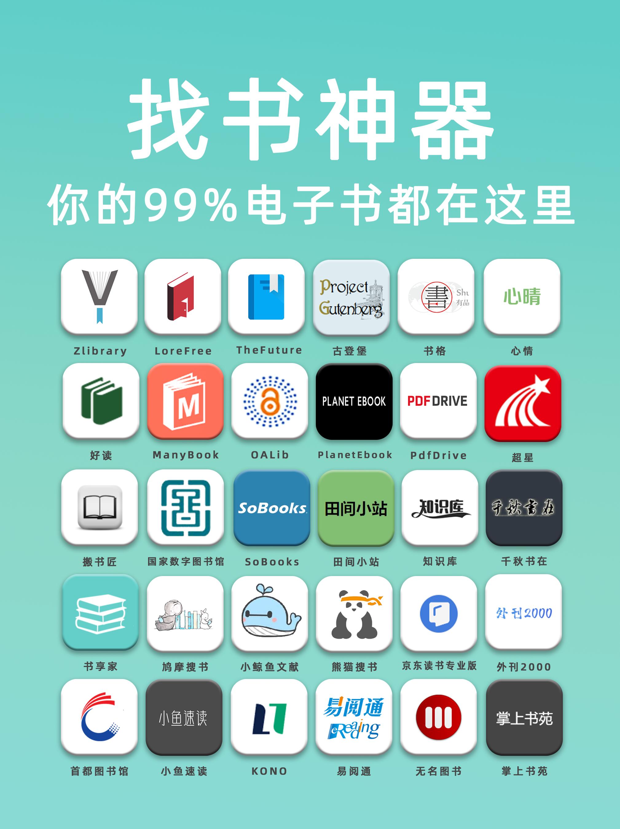 不止zlibray，让你实现免费电子书自由