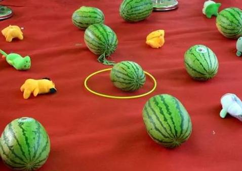 丽紫欢乐水世界吃瓜挑战赛_吃西瓜比赛游戏规则_夏日沙滩滚瓜大战游戏规则