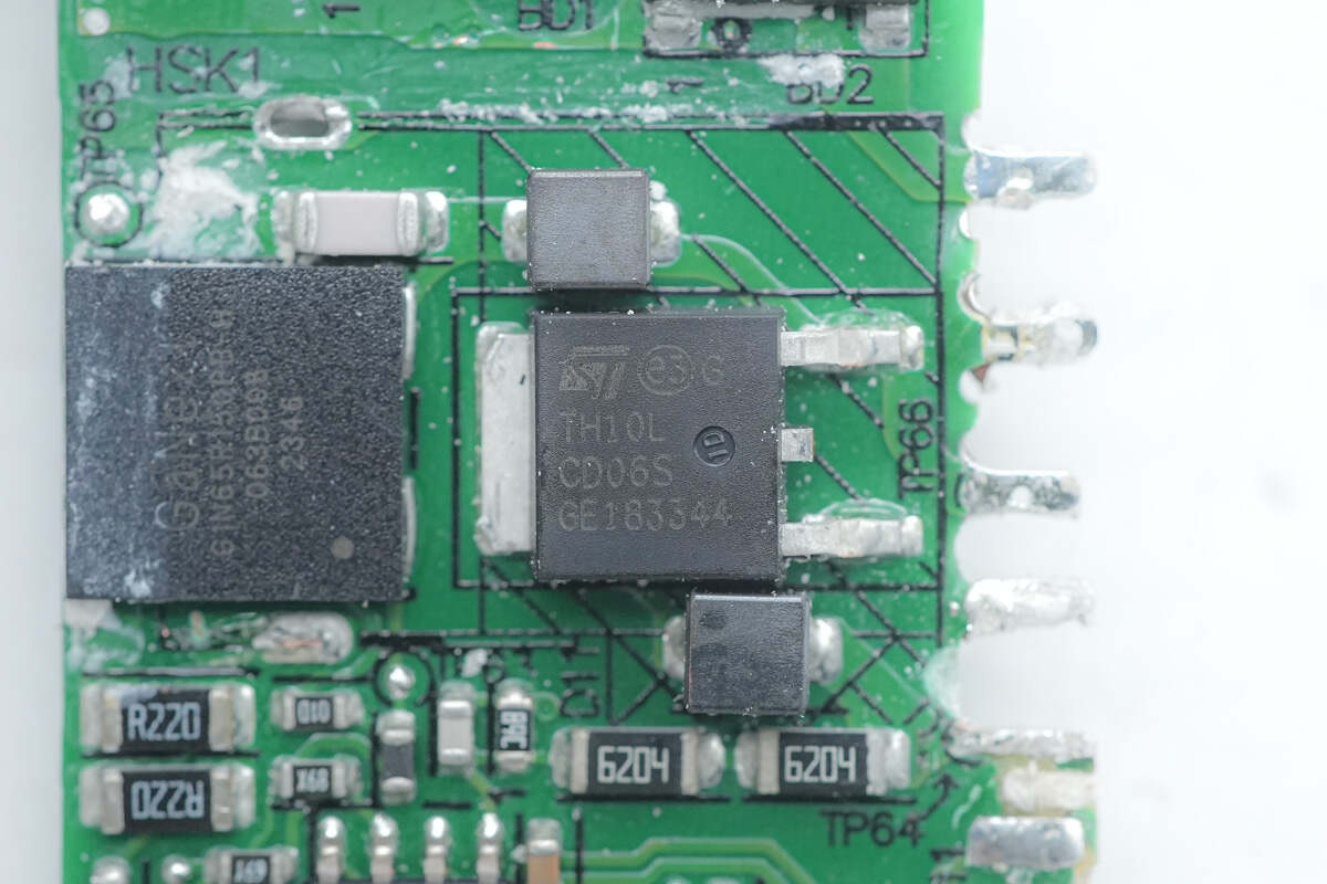 联想电脑电源线通用吗_联想原装100W氮化镓电源适配器拆解_氮化镓电源适配器内部方案和用料