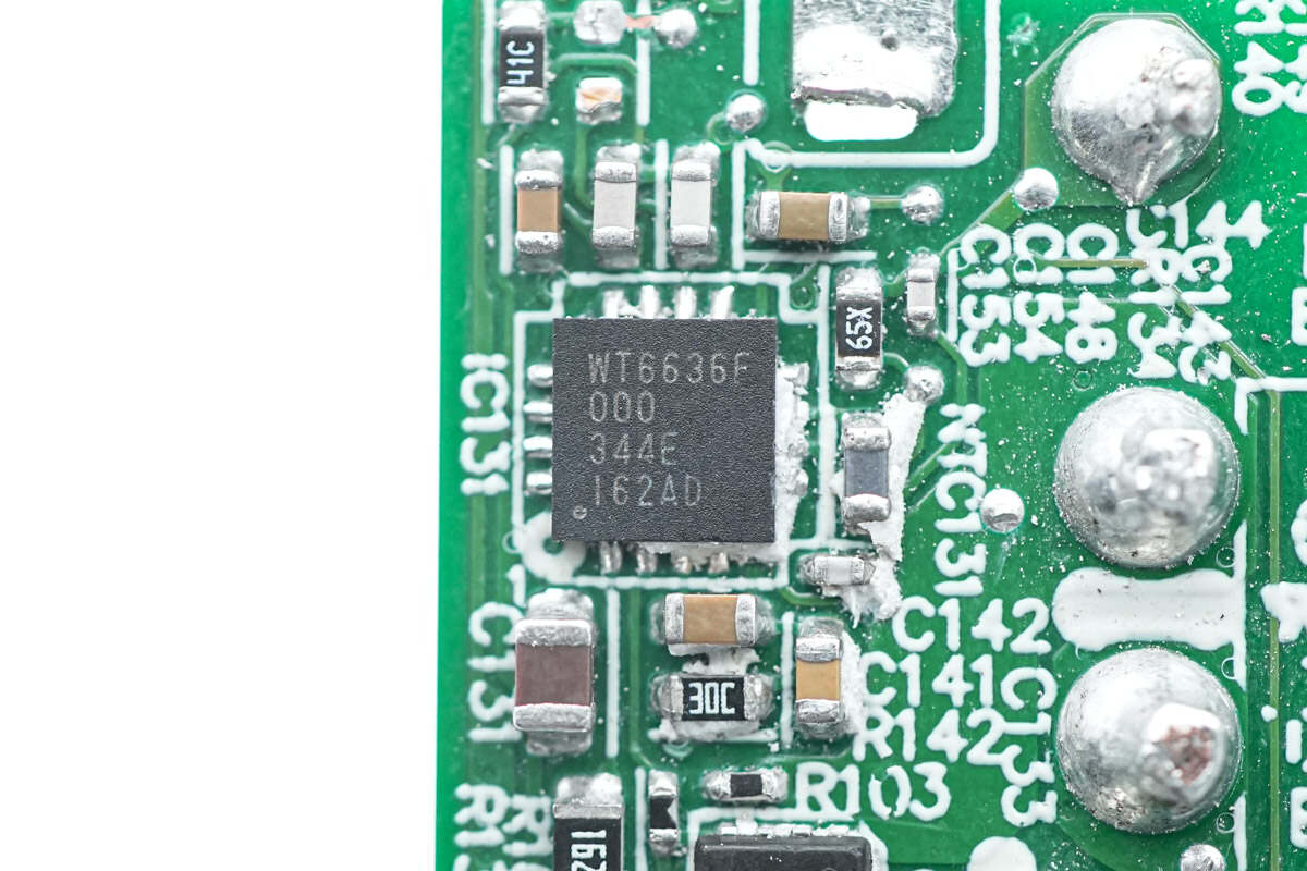 联想原装100W氮化镓电源适配器拆解_联想电脑电源线通用吗_氮化镓电源适配器内部方案和用料