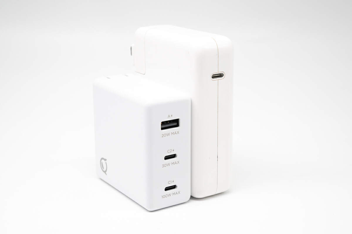 联想电脑电源线通用吗_联想小新105W氮化镓充电器评测_小新2C1A三口氮化镓适配器性能测试