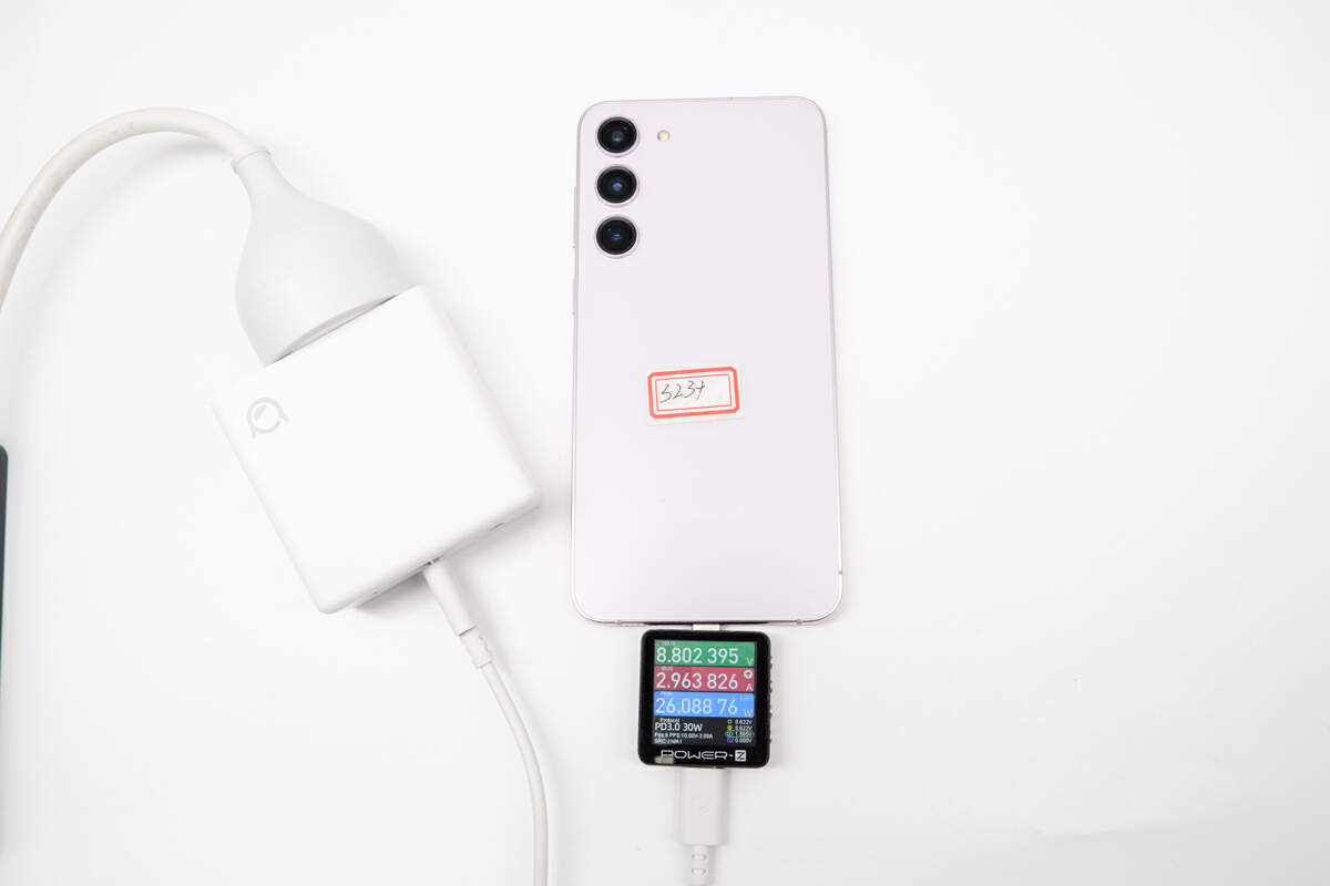 联想小新105W氮化镓充电器评测_小新2C1A三口氮化镓适配器性能测试_联想电脑电源线通用吗