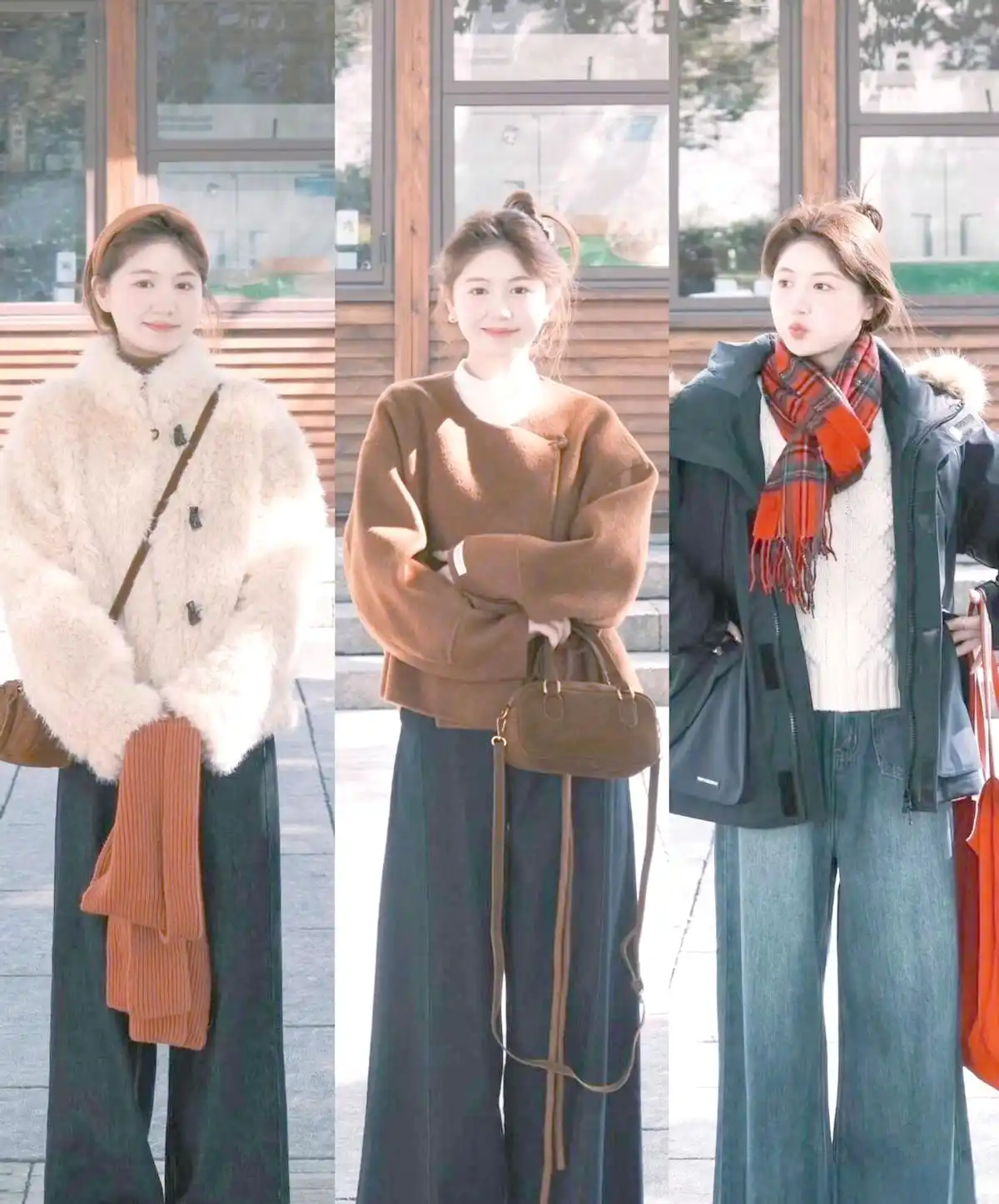 多彩大衣搭配建议_冬季穿搭技巧_冬季粗细腰带搭配