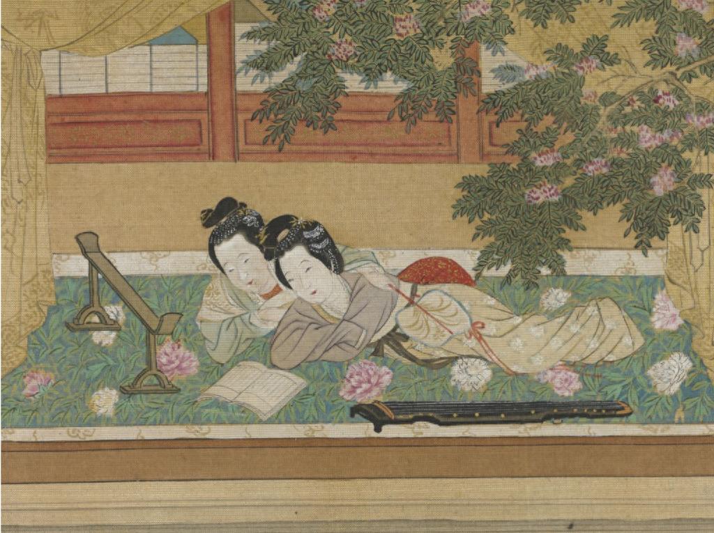 “新样佳人读书图”与冷枚