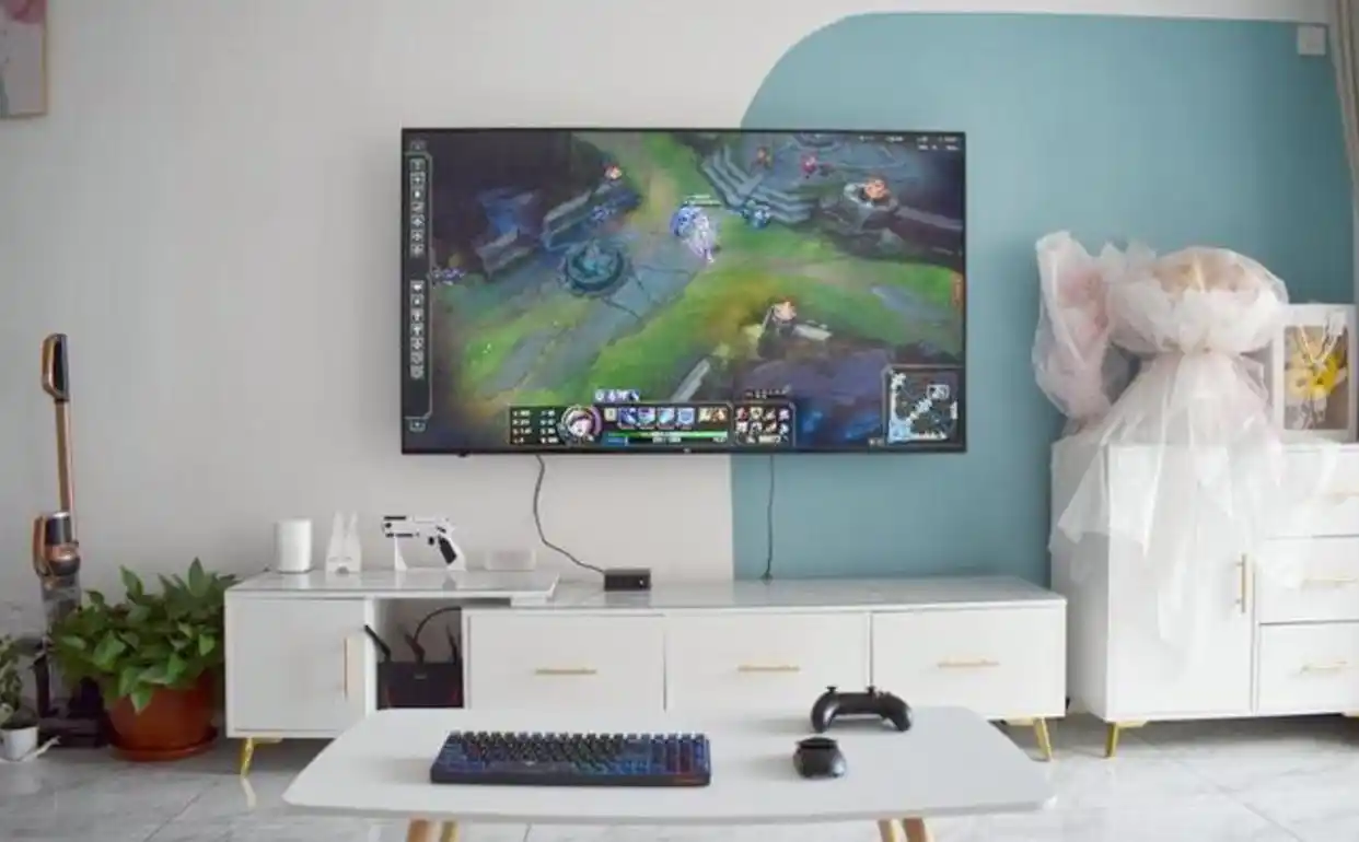 电脑主机连接电视机_HDMI 2.1连接电视设置_电脑主机集成显卡可以连接19寸液晶电视吗?