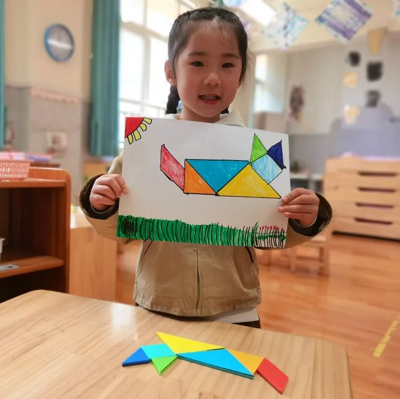 七巧板拼图游戏_智力拼图游戏_七巧板幼儿园活动