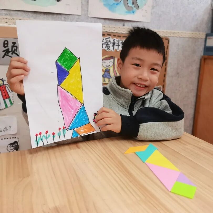 智力拼图游戏_七巧板幼儿园活动_七巧板拼图游戏