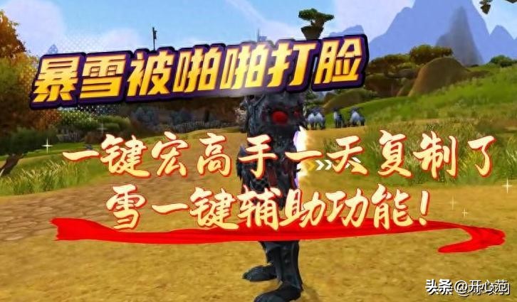 暴雪一键辅助功能延迟绕过_wow战士t一键宏_Hekili插件一键宏效果