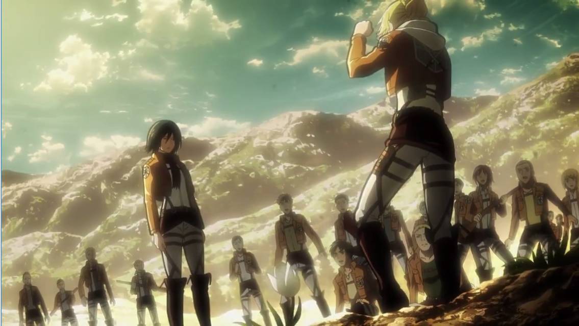 进击的萝莉_进击的巨人 三笠·阿克曼 青梅竹马