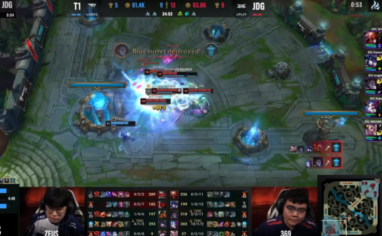 faker第一视角_Faker泰坦表现分析_英雄联盟MSI决赛JDG对阵T1