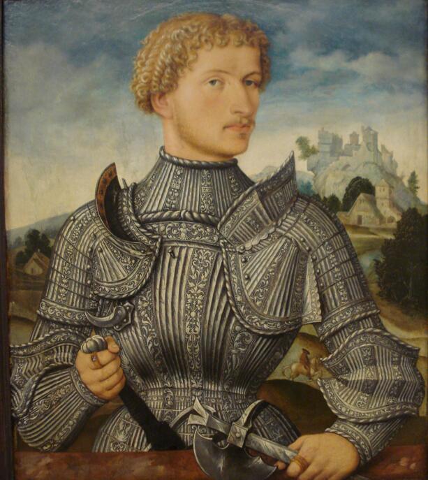 哥特板甲_15世纪板甲骑士绘画_哥特米兰板甲设计