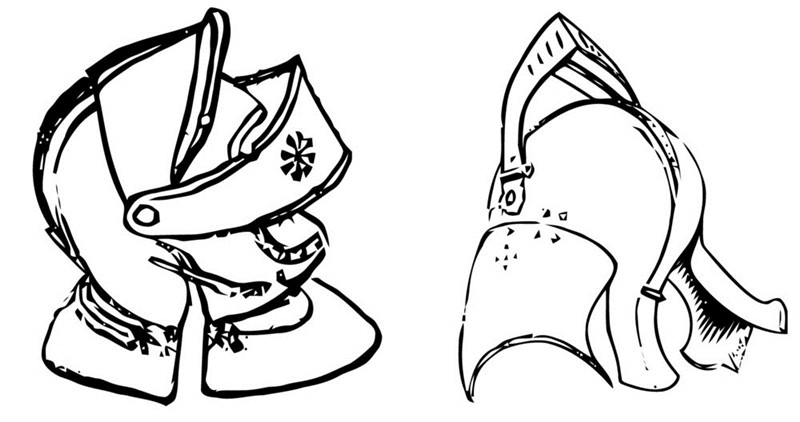 15世纪板甲骑士绘画_哥特板甲_哥特米兰板甲设计