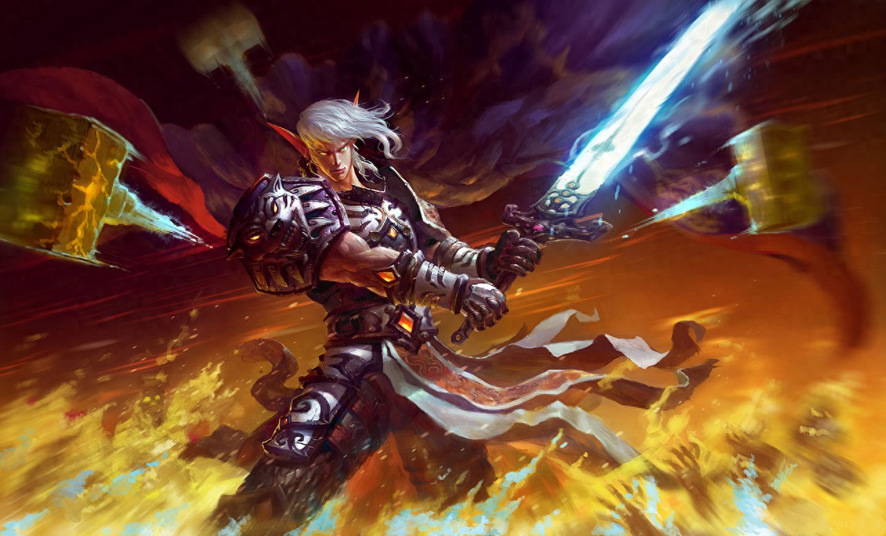 魔兽世界怀旧服：GLR&MSLD，俩T打法 防骑心得