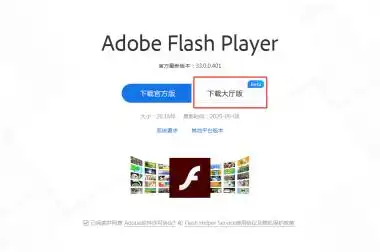 Adobe Flash Player大厅版下载_Flash大厅版修复教程_flash有问题怎么办